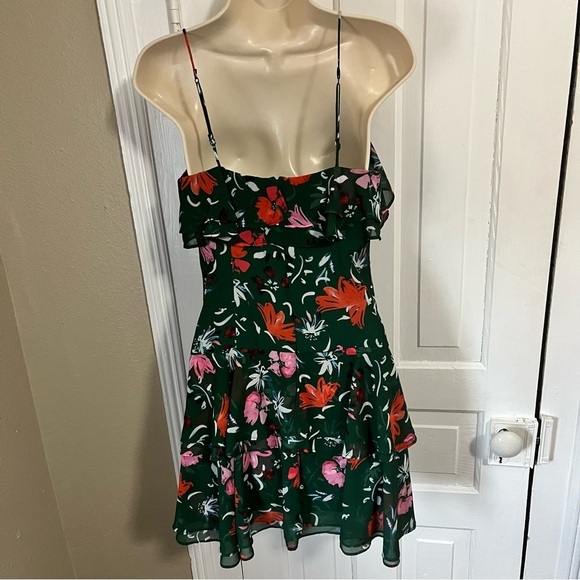 C/Meo Collective Elude Mini Dress Emerald Floral Green Small N - Picture 3 of 8
